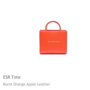 Burnt Orange Tote Bag